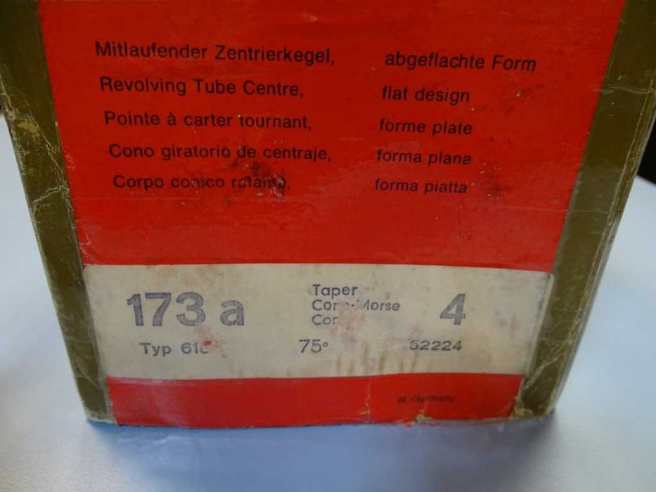 Въртящ център за струг скосен 75° ROHM Centring taper revolv 173a MK4