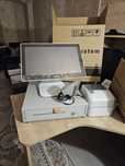Pos моноблок +ден ящик +принтер этикеток XP420 USB + сканер в подарок