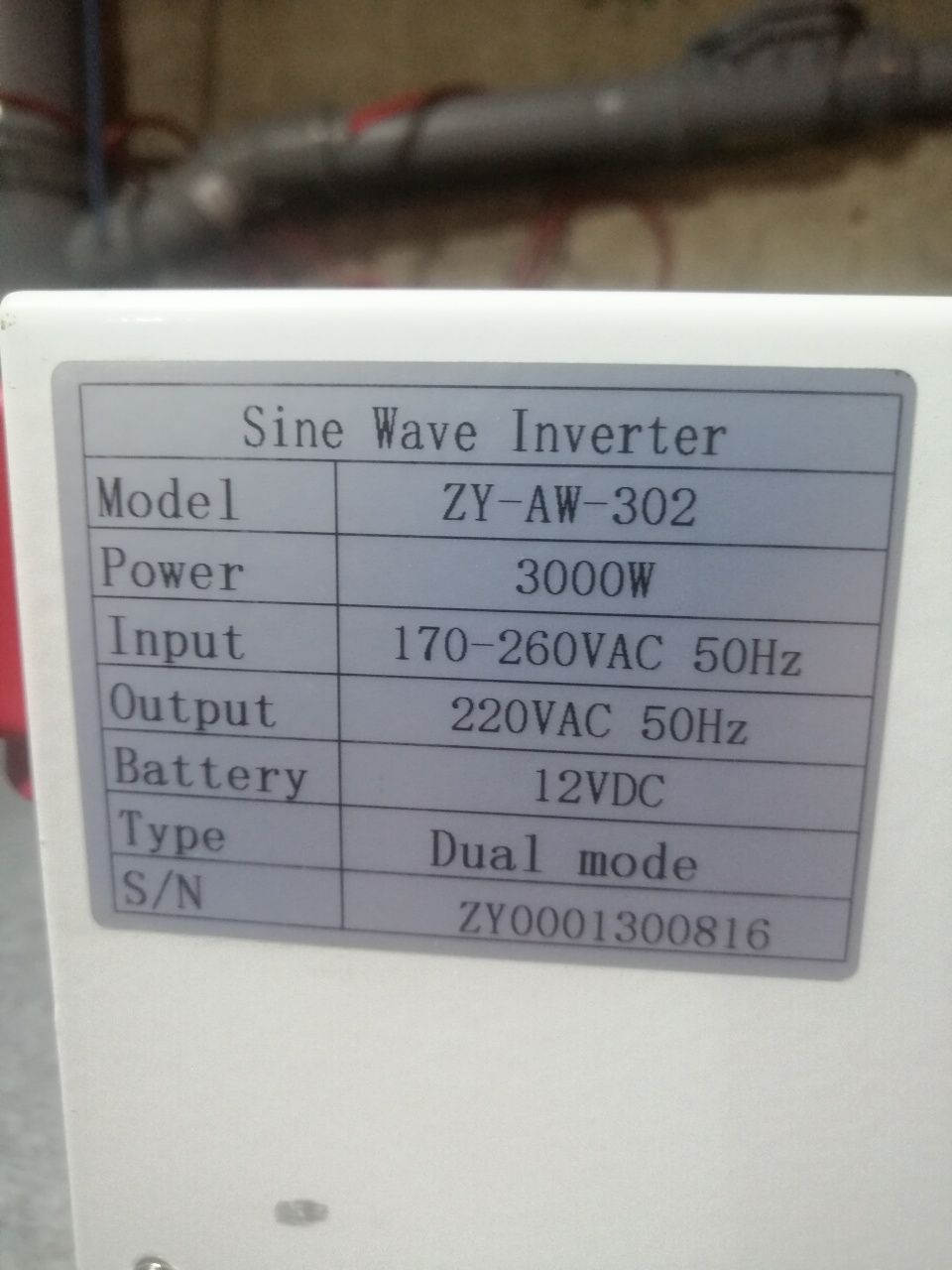 Invertor 12 Volti 3000 wati