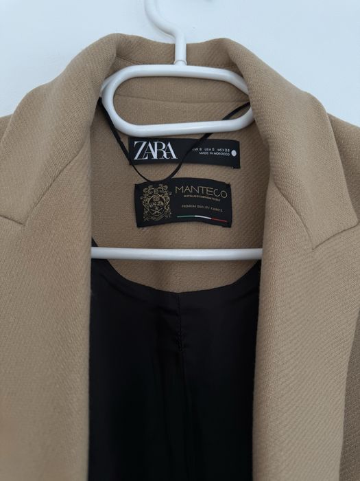 Палто с вълна Zara Manteco