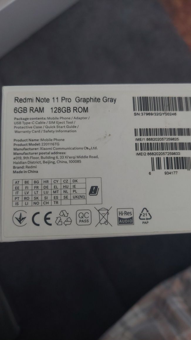 Redmi Note 11 Pro
