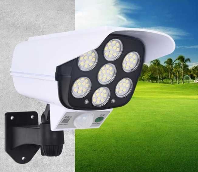 Camera Falsa Proiector, Camping cu Panou Solar, Senzor de Miscare