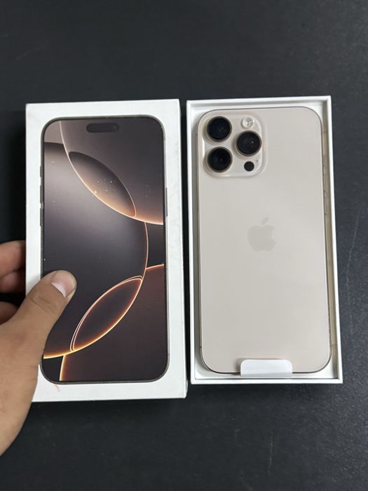 iPhone 16 Pro Max 256 Kafolai bor
