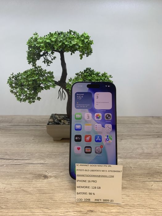 Iphone 16 pro 128/98