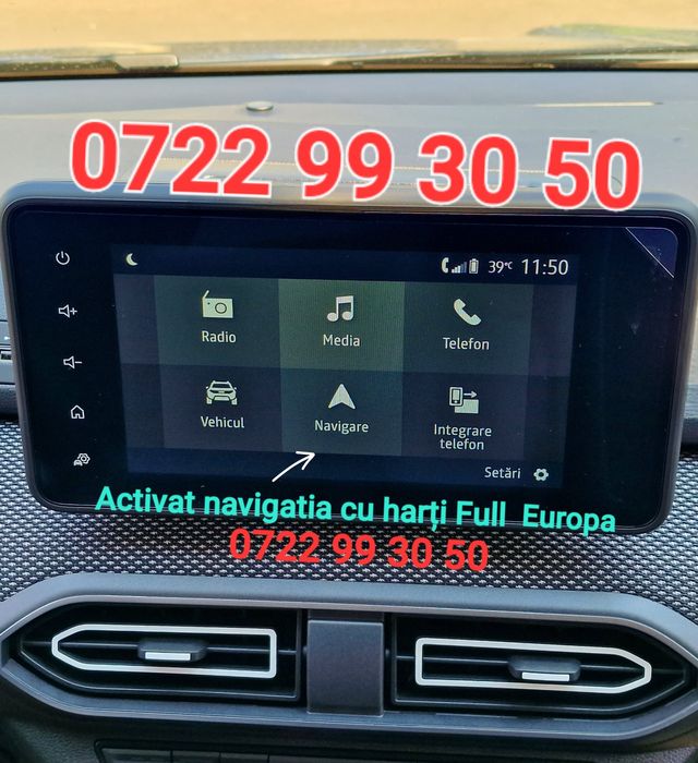 WI-FI DACIA MediaNav Cameră video Marșarier Dacia Logan Duster Jogger