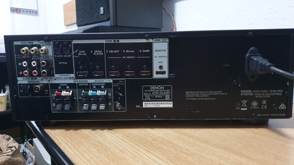 Av receiver bluetooth Denon AVR-X540BT