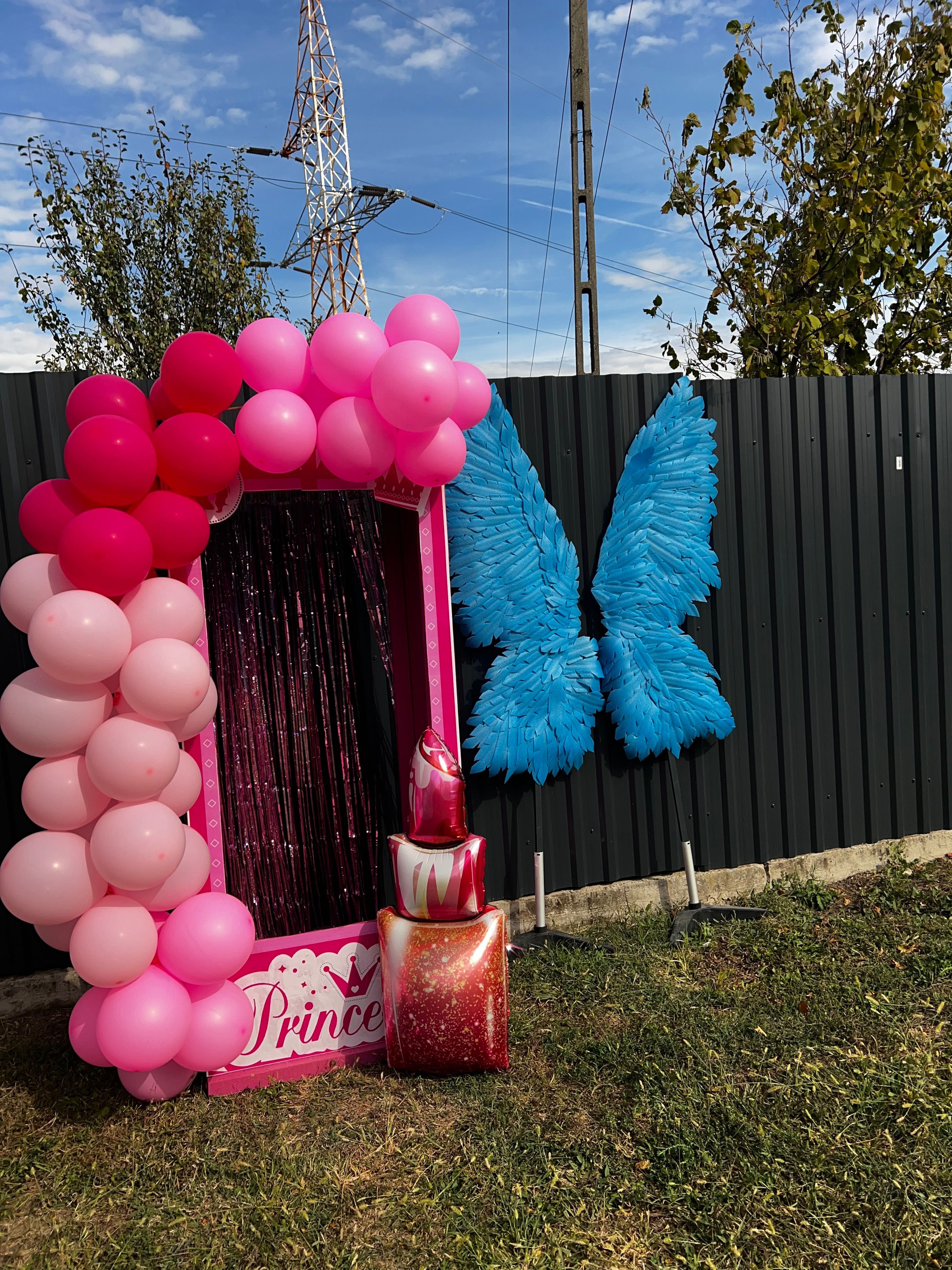 Nou!! Cabina foto barbie și aripi gigant