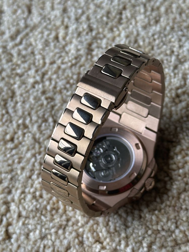 Ceas Seiko Nautilus Open-Heart Rose Gold + Aquanaut Rose Gold