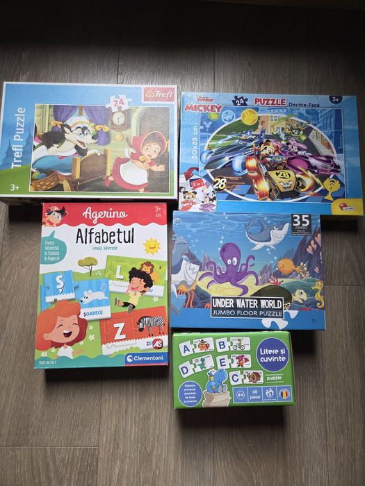 PUZZLE- 5 cutii-50LEI