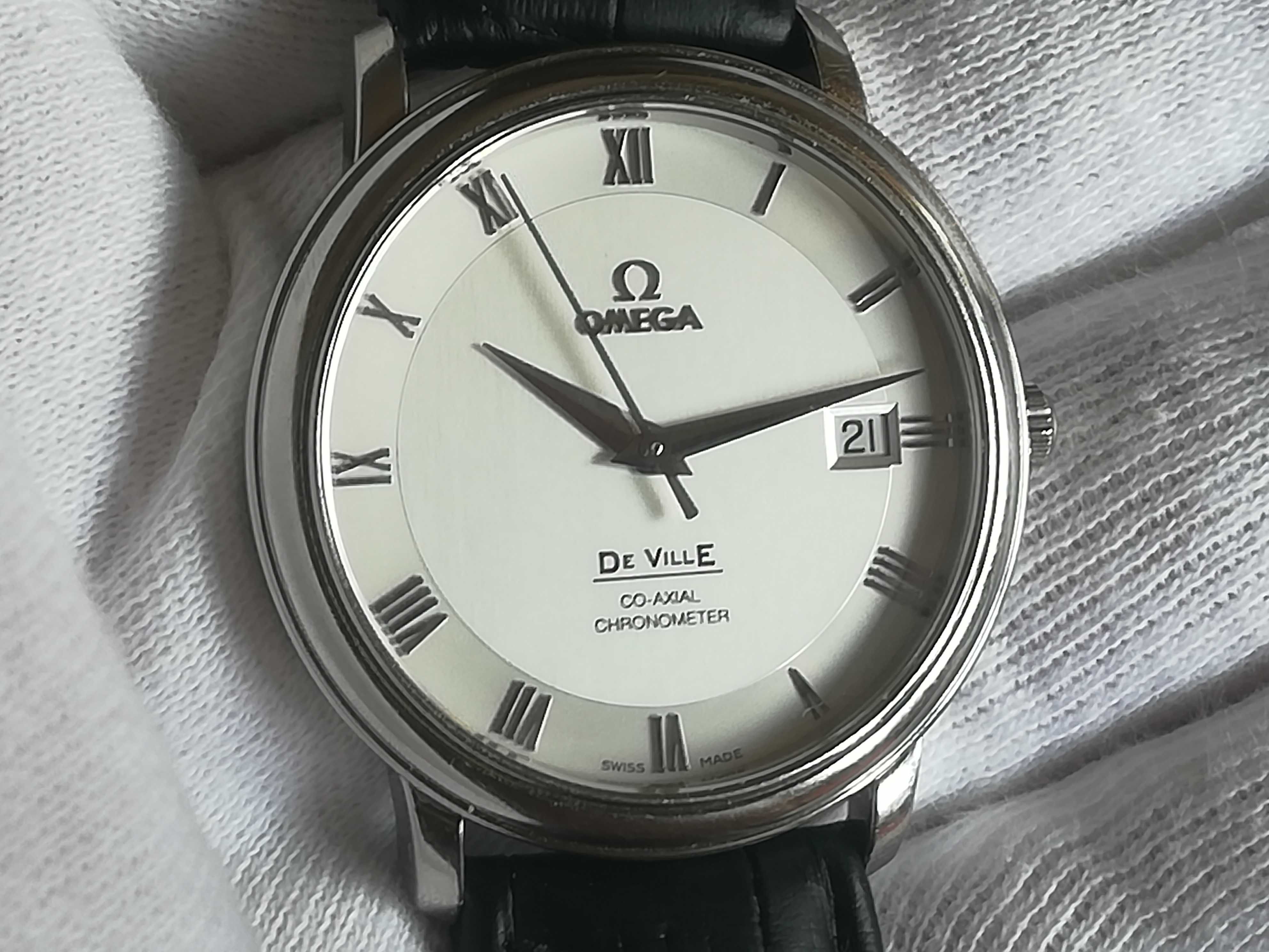 Ω OMEGA De Ville Prestige Co-Axial - оригинал. Автомат.