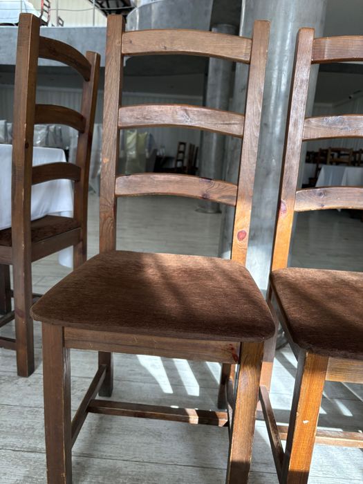 Дървени столове за ресторант , градина
