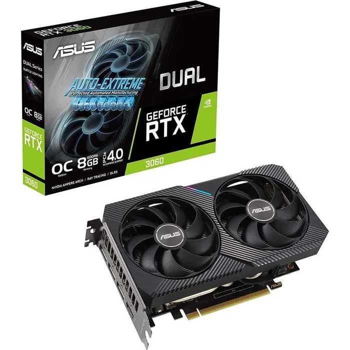 Placa video Gaming Asus Rtx 3060 Dual Oc 8GB GDDR6 128-bit SIGILATA