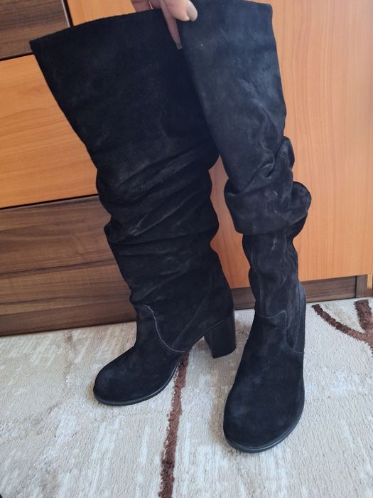 Дамски ботуши Дарис естествена кожа