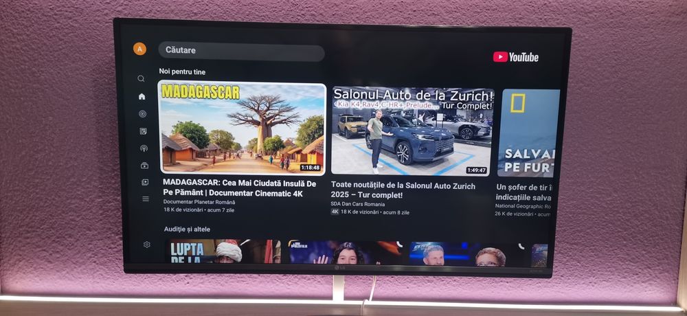 Vând televizor LG,rezoluție 4K,diagonala 101cm