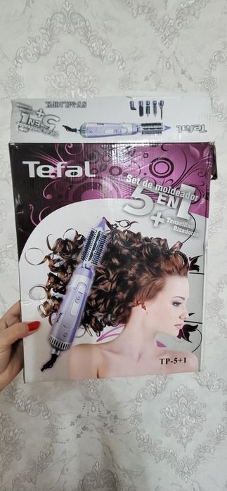 Мультистайлер / Фен-щетка Tefal 5-в-1 (Set de Moldeador)