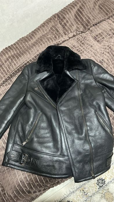 Дубленка натуральная кожа