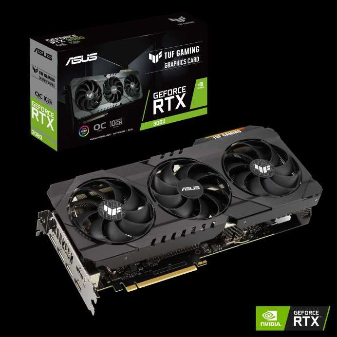 Placa video ASUS TUF GAMING GeForce RTX 3080 OC 10GB GDDR6X 320-bit