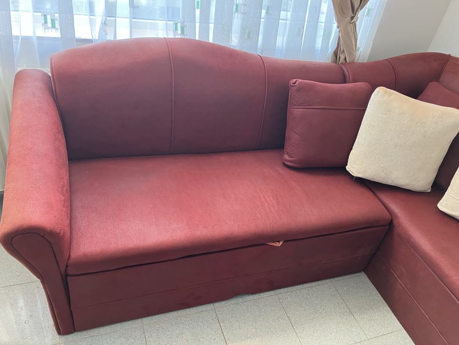 Ъглов разтегаем диван