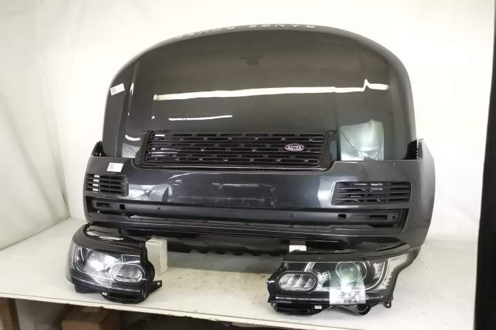 Предна Броня Пълен Комплект Оригинален В Добро Състояние Ленд Роувър /