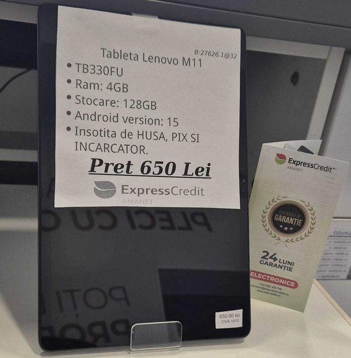 Tableta Lenovo M11 (AG32 B27626.1) 2 ANI GARANTIE!