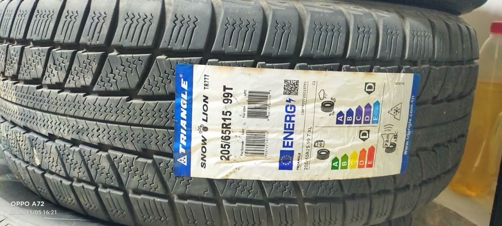 Бу балон фирма triangle 205/65/15 зимные пакришка