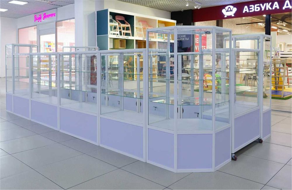 Oynaly vitrina, Акция, прилавки, savdo vitrinalar stellajlar