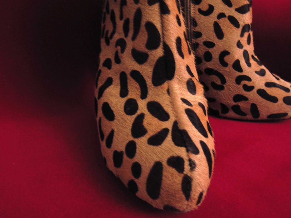 Christian Louboutin Елегантни Боти С Косъм От Пони