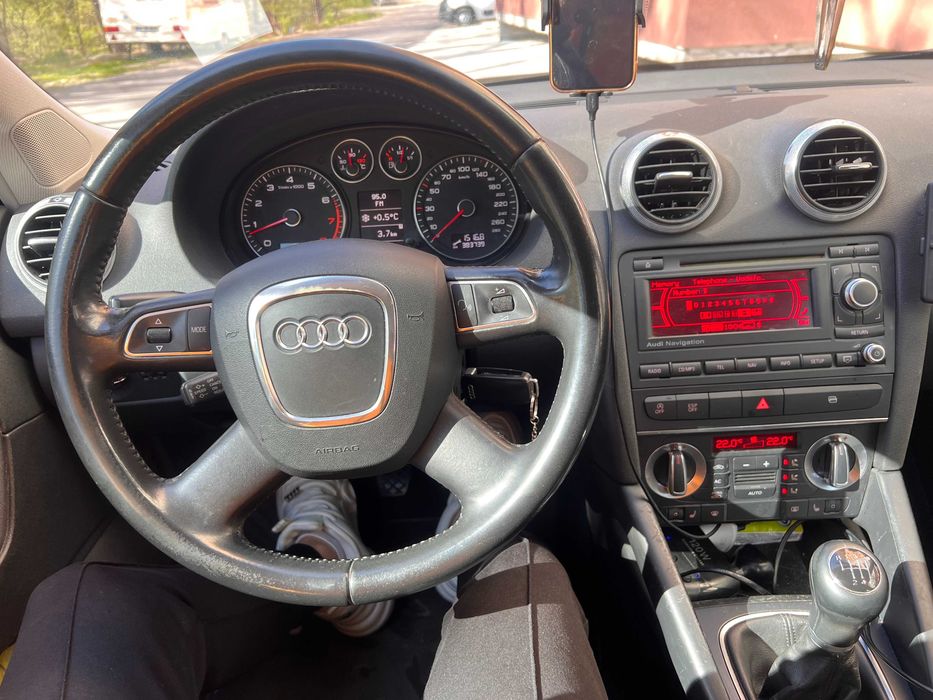 Audi A3, 2010, manual 6+1, 125 CP, benzina 1.4 TFSI, Scaune incalzite