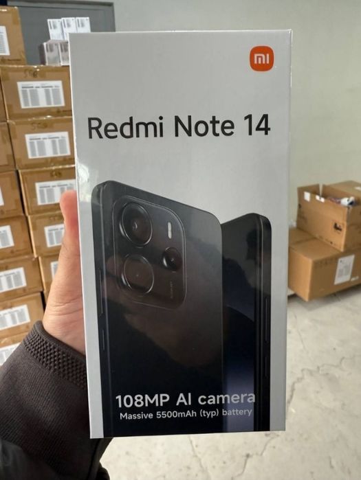 Redmi Note 14, 8/256, Yangi, Ochilmagan