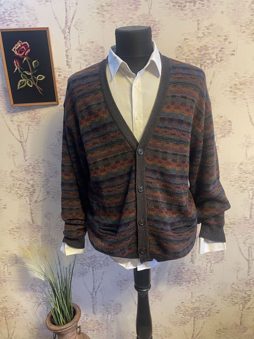 Cardigan barbati 90% lana Dalmine marimea XL