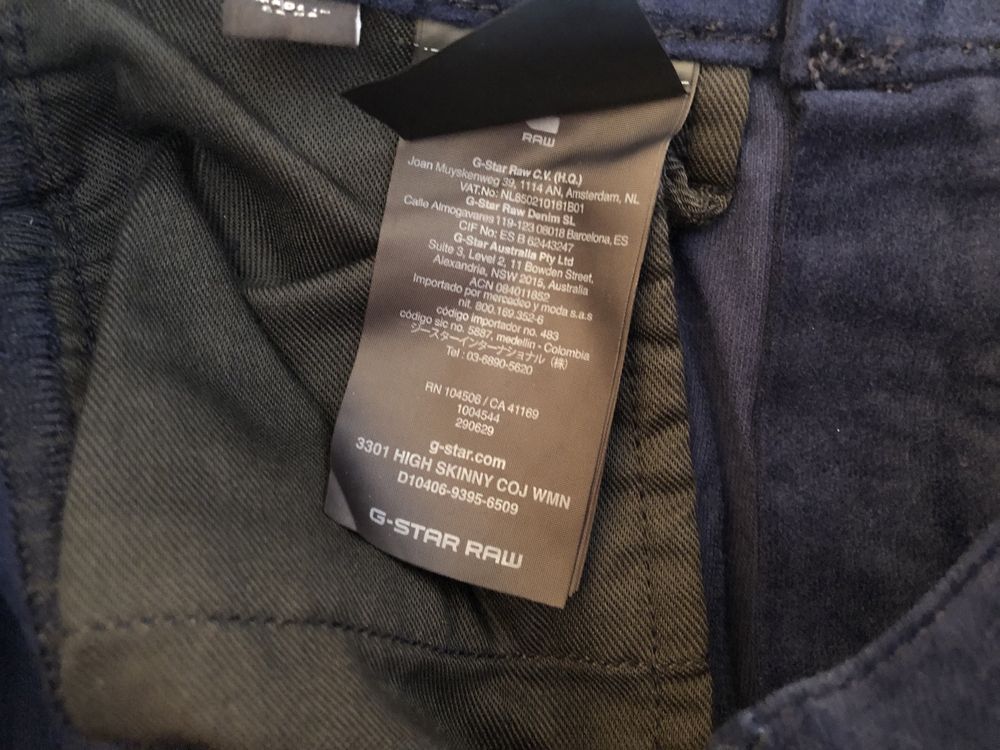 G-Star RAW 3301 High Waist Skiny Colored Jeans ОРИГИНАЛНИ дамски дънки