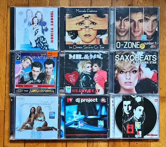 CD pop: M. Anghel, O-Zone, A. Stan, Sexxy, DJ Project, K-Pital, Akcent