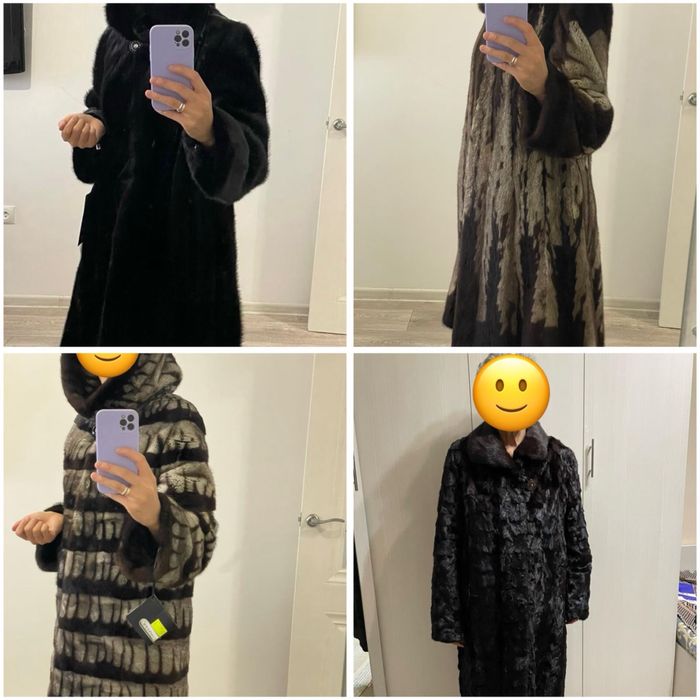 Норковые шубы новые