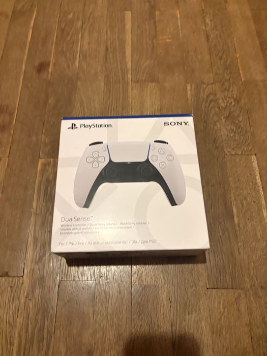 Джойстик PS5 бял