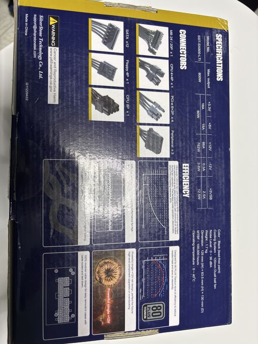 Sursa Silverstone SFX-L 800w plus titanium