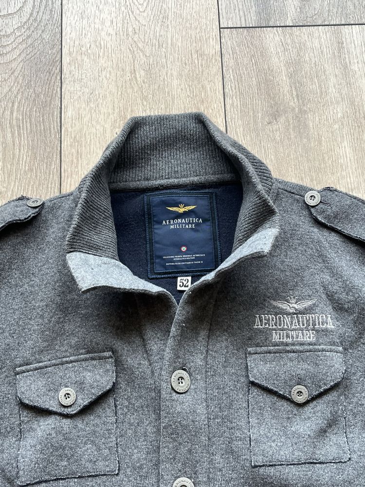 Aeronautica Militare : Wool Jacket - Вълнено яке/жилетка 52/Л Оригинал