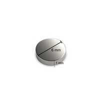 Magnet Neodim, disc 6x1 mm