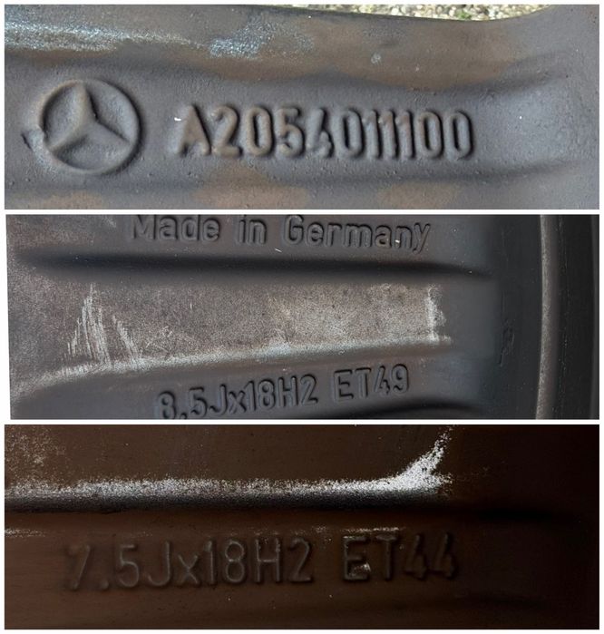 Оригинални Джанти +гуми Мерцедес/ Mercedes 18" Спорт пакет