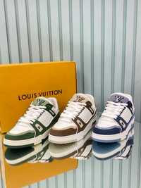 Adidasi Louis Vuitton piele naturala