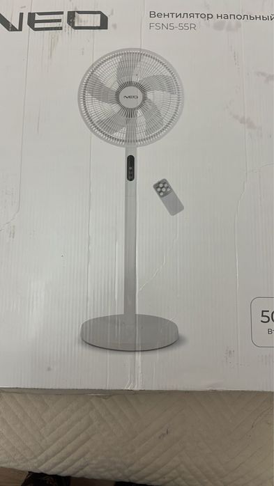 Вентилятор с пультом железный