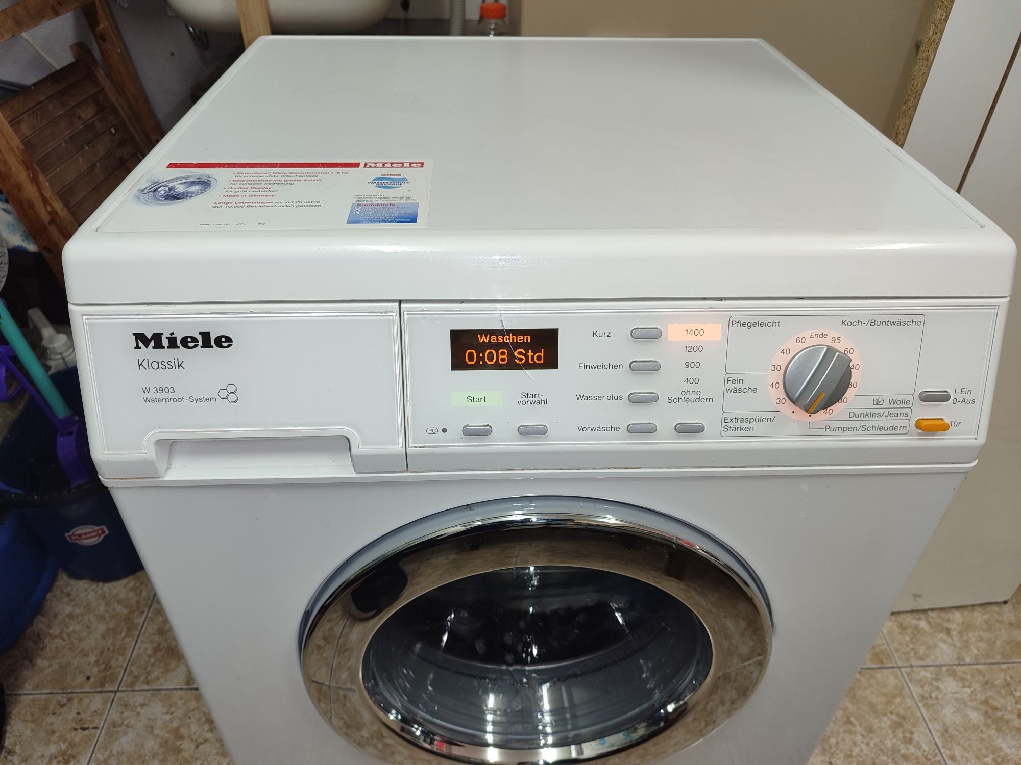 Пералня Miele Klassic W 3903 WPS - 6кг. 1400об. Клас А