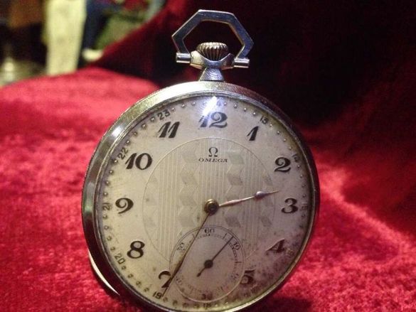 OMEGA Омега мъжки джобен часовник в стил Art Deco