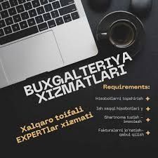 BUXGALTERIYA XIZMATLARI.
1. Buxgalteriya xisobini tiklash va yuritish.