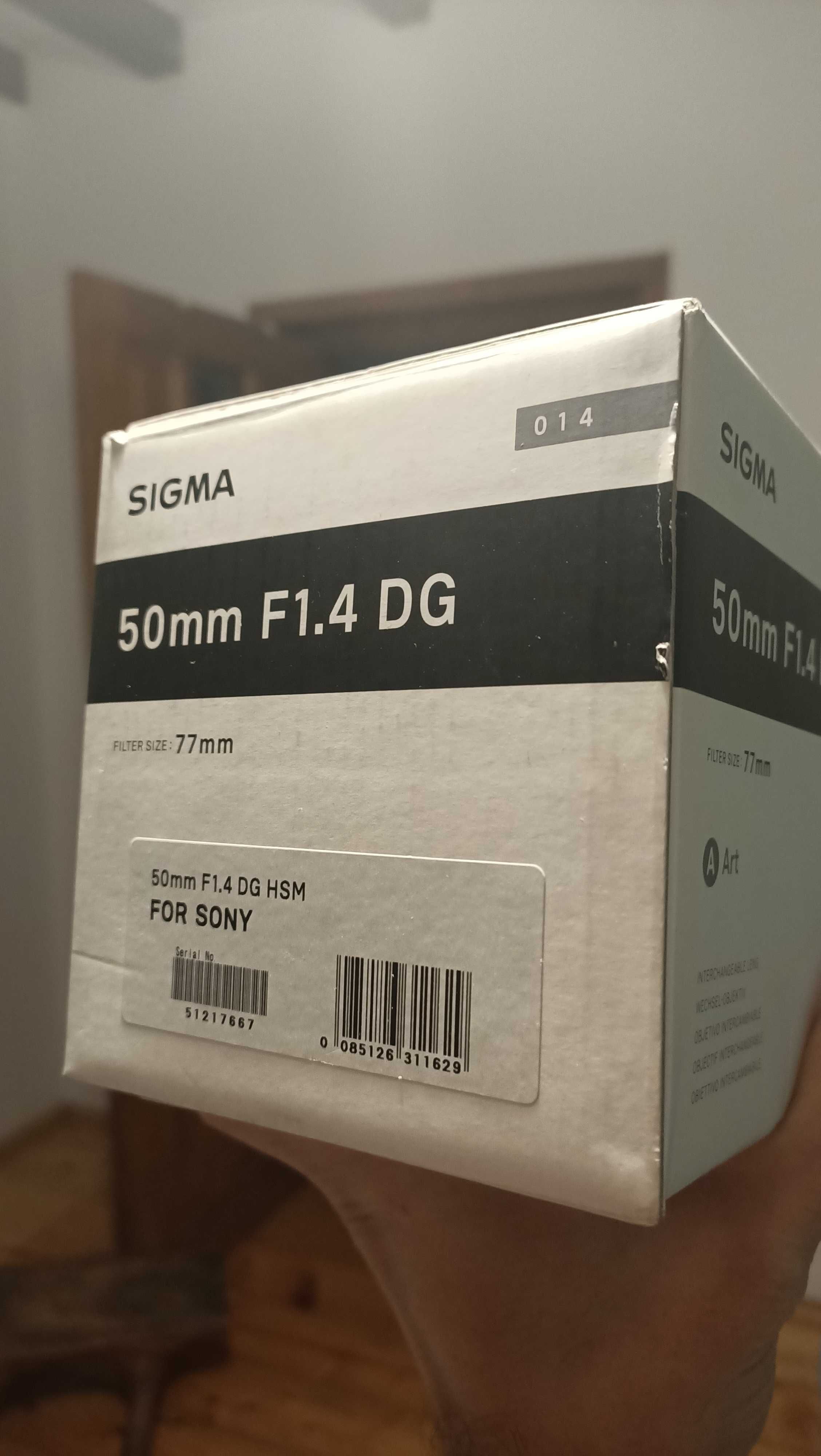 Sigma 50mm f 1.4 DG pentru montura Sony A. Nu mirorless!