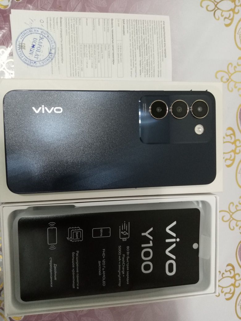 Vivo Y 100  2 oy ishlagan