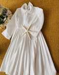 Rochie alba pentru fete