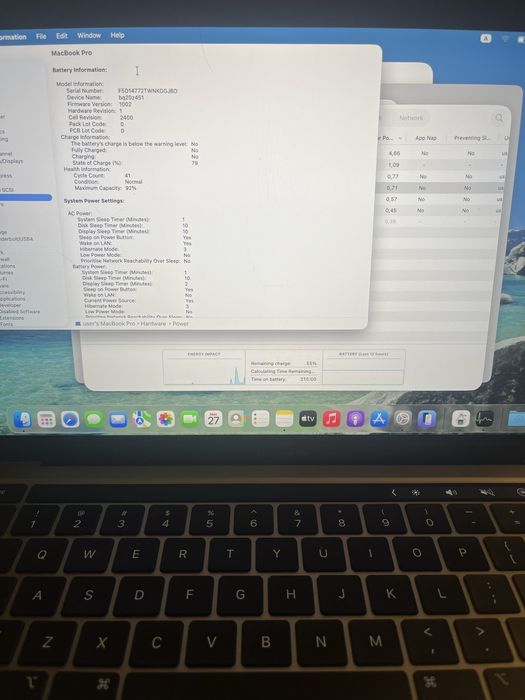 Apple MacBook Pro 13 inch M1 16/512GB,
