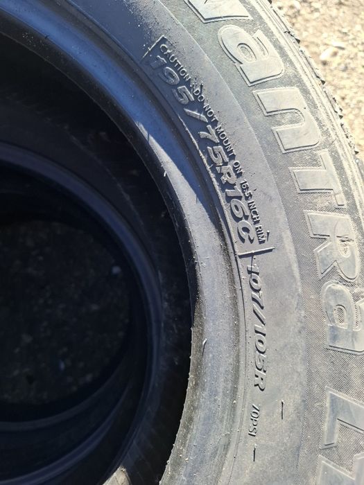 Vand set 4 anvelope 195 75 16 C hankook de vara