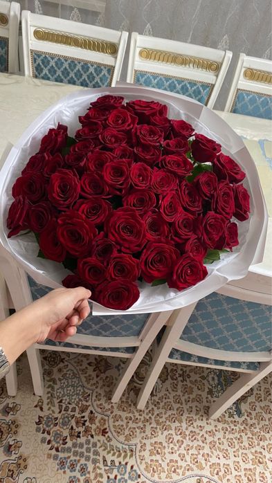 Продаются свежие красные розы — 51 штука