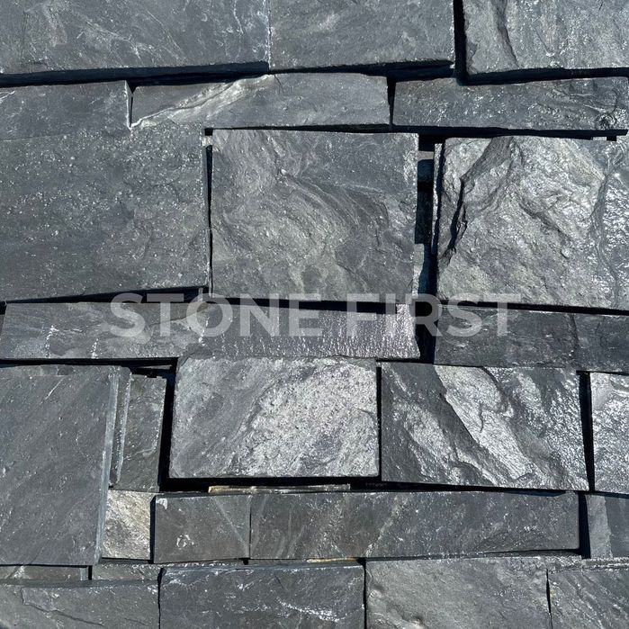 Графит Рим плитка (пиленый камень)